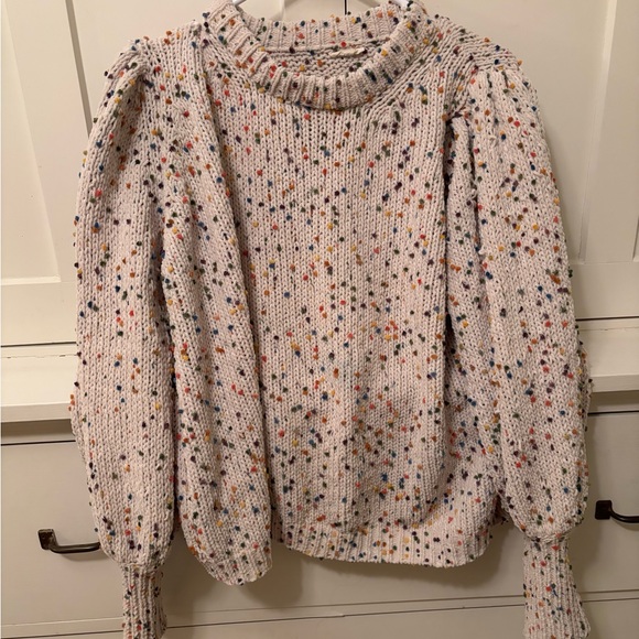 Sweaters - Speckled Knit Sweater - Multicolor